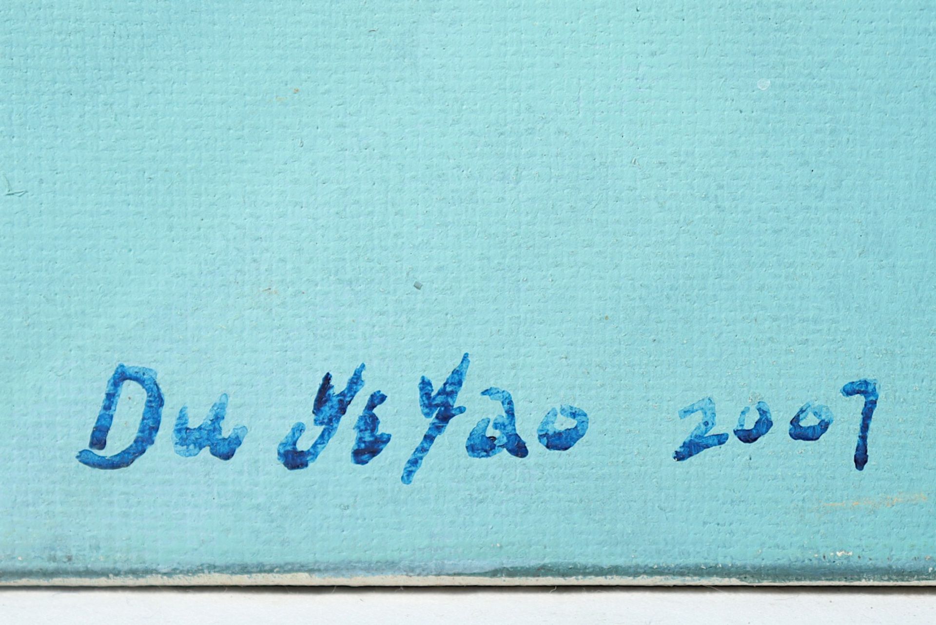 <de>YAO, Du Ye, "o.T.", Öl/Lwd., 150 x 200, unten links signiert und datiert 2007</de> - Bild 3 aus 4