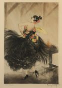 <de>ICART, Louis, "Carmen", Original-Farbradierung, 50 x 34, bez. "296 Carmen", handsigniert, 1927, 