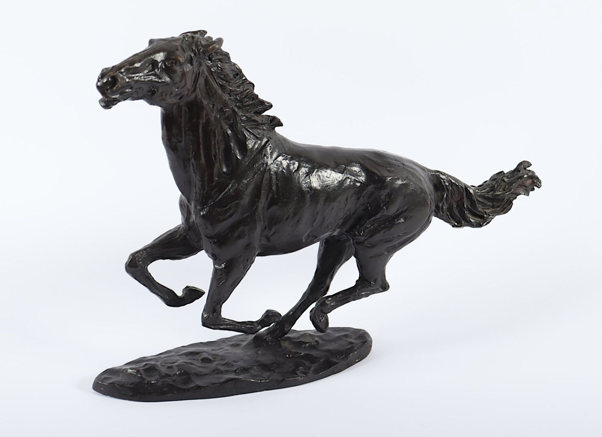 GALOPPIERENDES PFERD, Bronze,