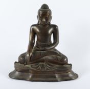 BUDDHA SHAKYAMUNI, Bronze, in