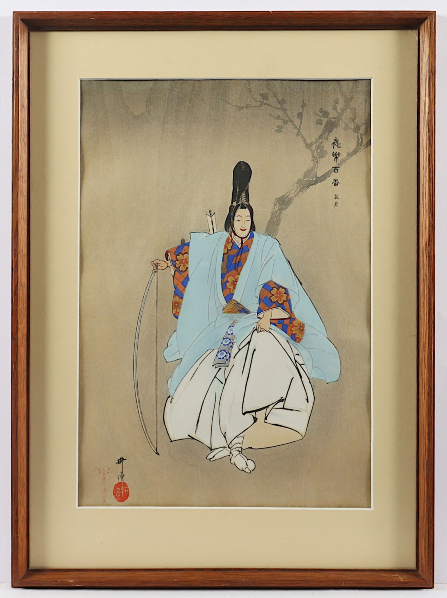 JAPANISCHER MALER, Tusche, Farben und - Bild 2 aus 2