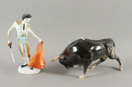 "MATADOR" UND "STIER", THIERSCH, ROSENTHAL