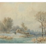 DOLL, Anton (1826-1887), "Winterliche