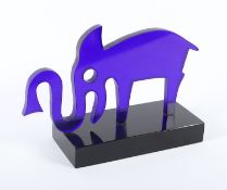 ELEFANT, Glasskulptur, Breite: 28,