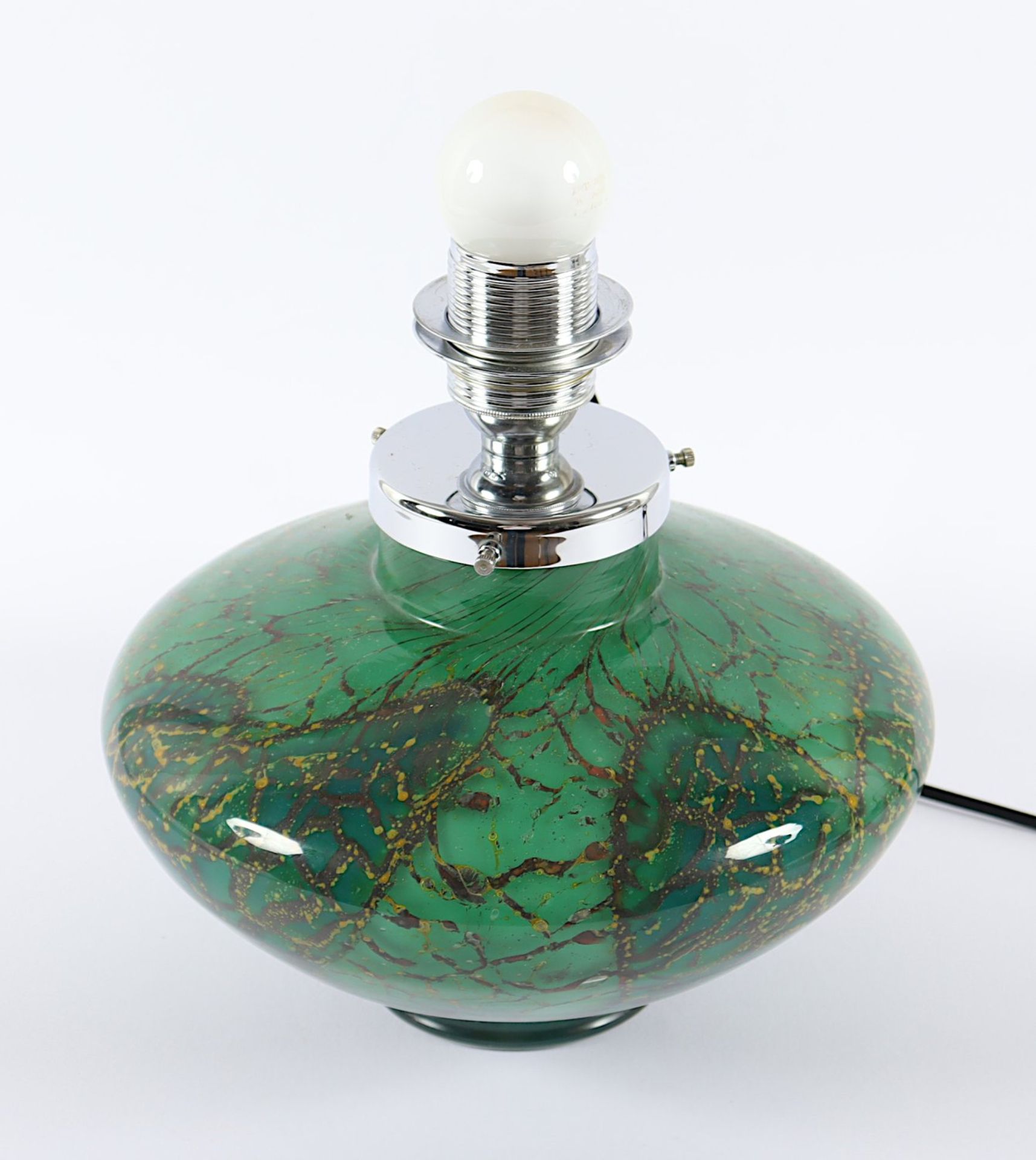 TISCHLAMPE "IKORA", farbloses Glas,