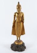 BUDDHA SHAKYAMUNI, Bronze, über