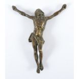 KRUZIFIX, Bronze, 17 x 13, wohl