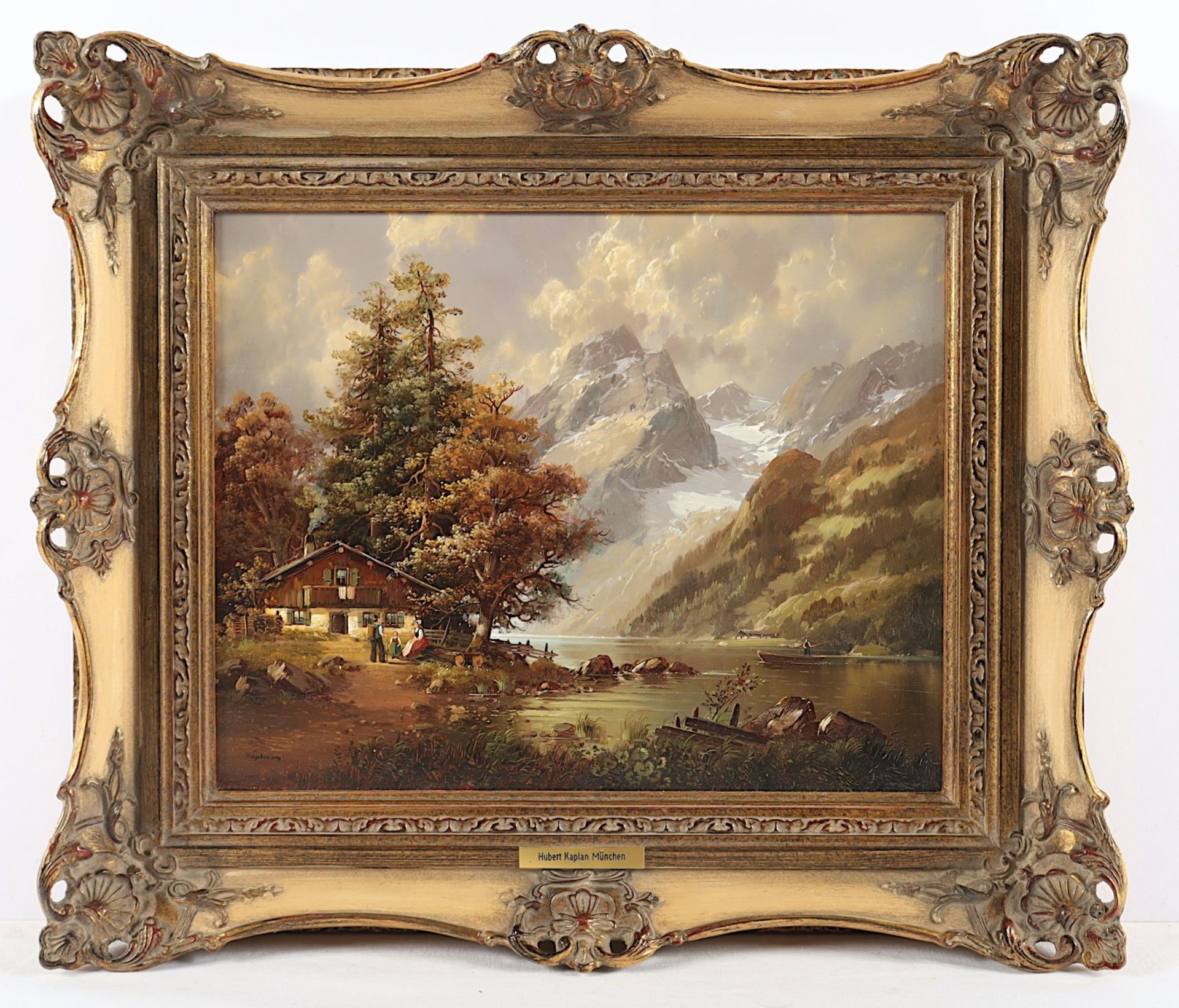 KAPLAN, Hubert (*1940), "Alpensee", - Bild 2 aus 4