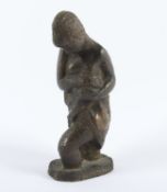 BAIER, Hans, "Badende", Bronze, H