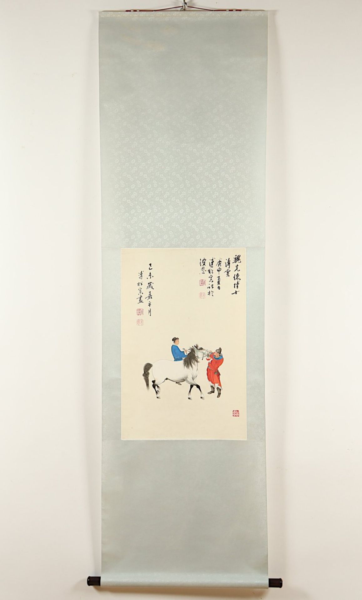 PU Quan (1913-1991), Rollbild, Tusche - Bild 2 aus 5