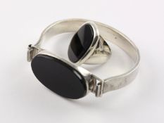 ARMBAND UND RING, 925/ooo Silber,