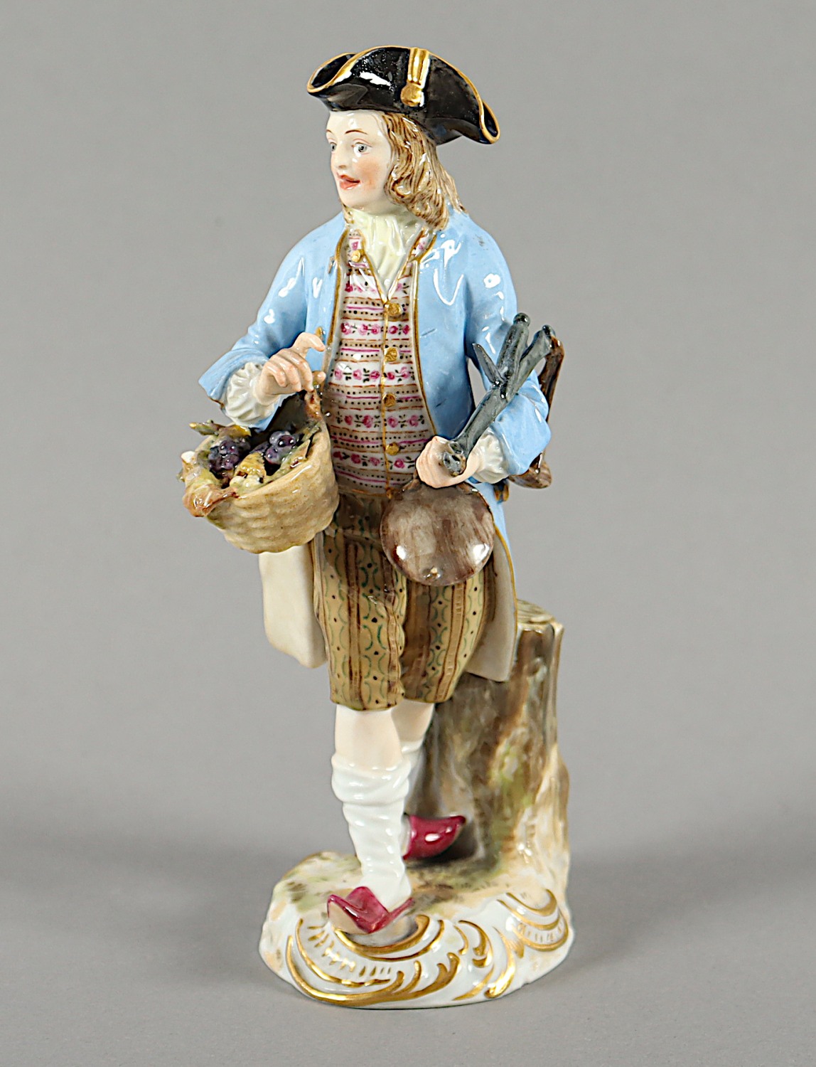 FIGUR "TRAUBENHÄNDLER", KAENDLER, MEISSEN, E.19.JH. - Image 2 of 5