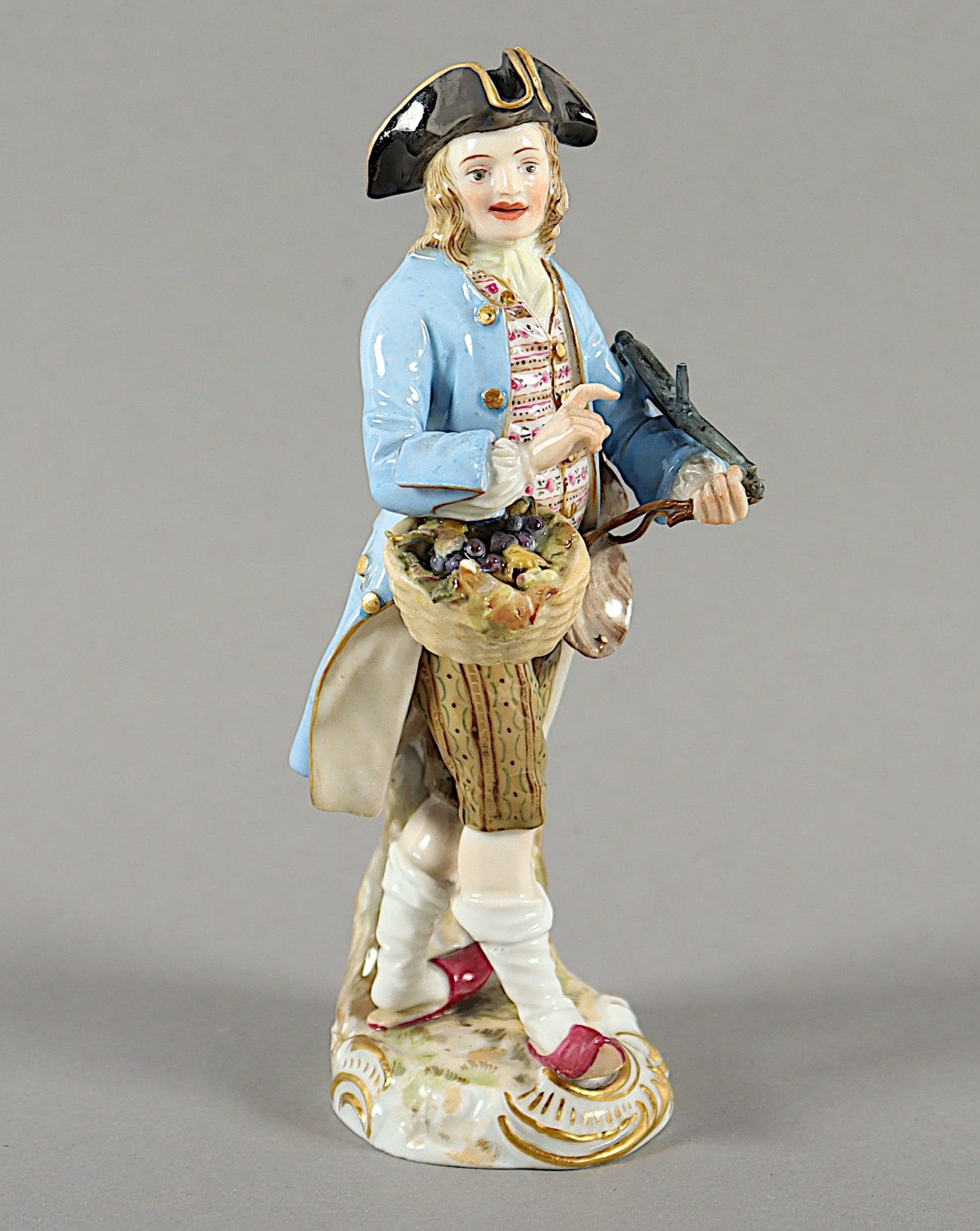 FIGUR "TRAUBENHÄNDLER", KAENDLER, MEISSEN, E.19.JH.