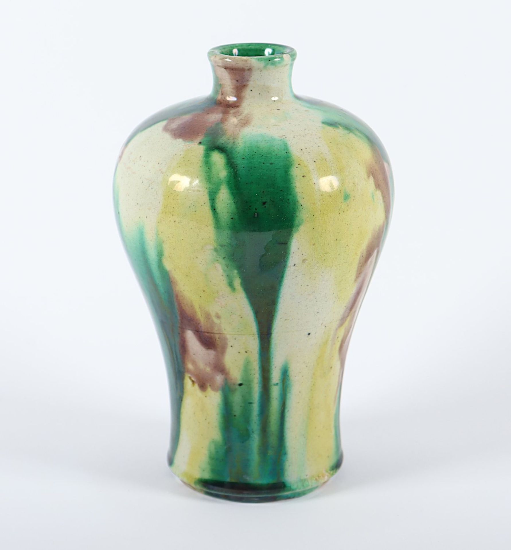VASE, Porzellan, in Meiping-Form, mit - Image 2 of 3