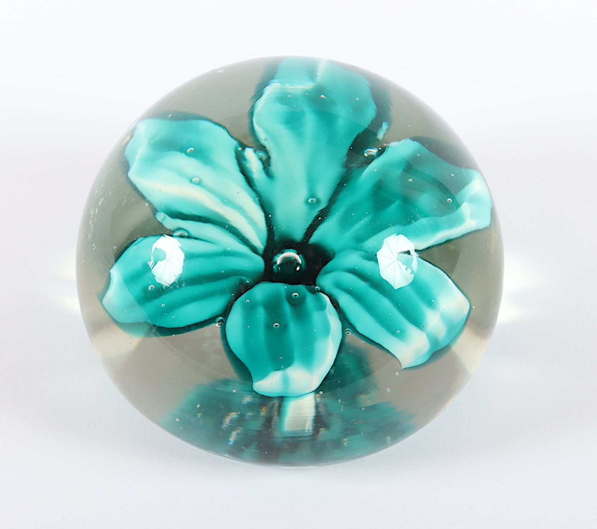 PAPERWEIGHT, farbloses Glas,