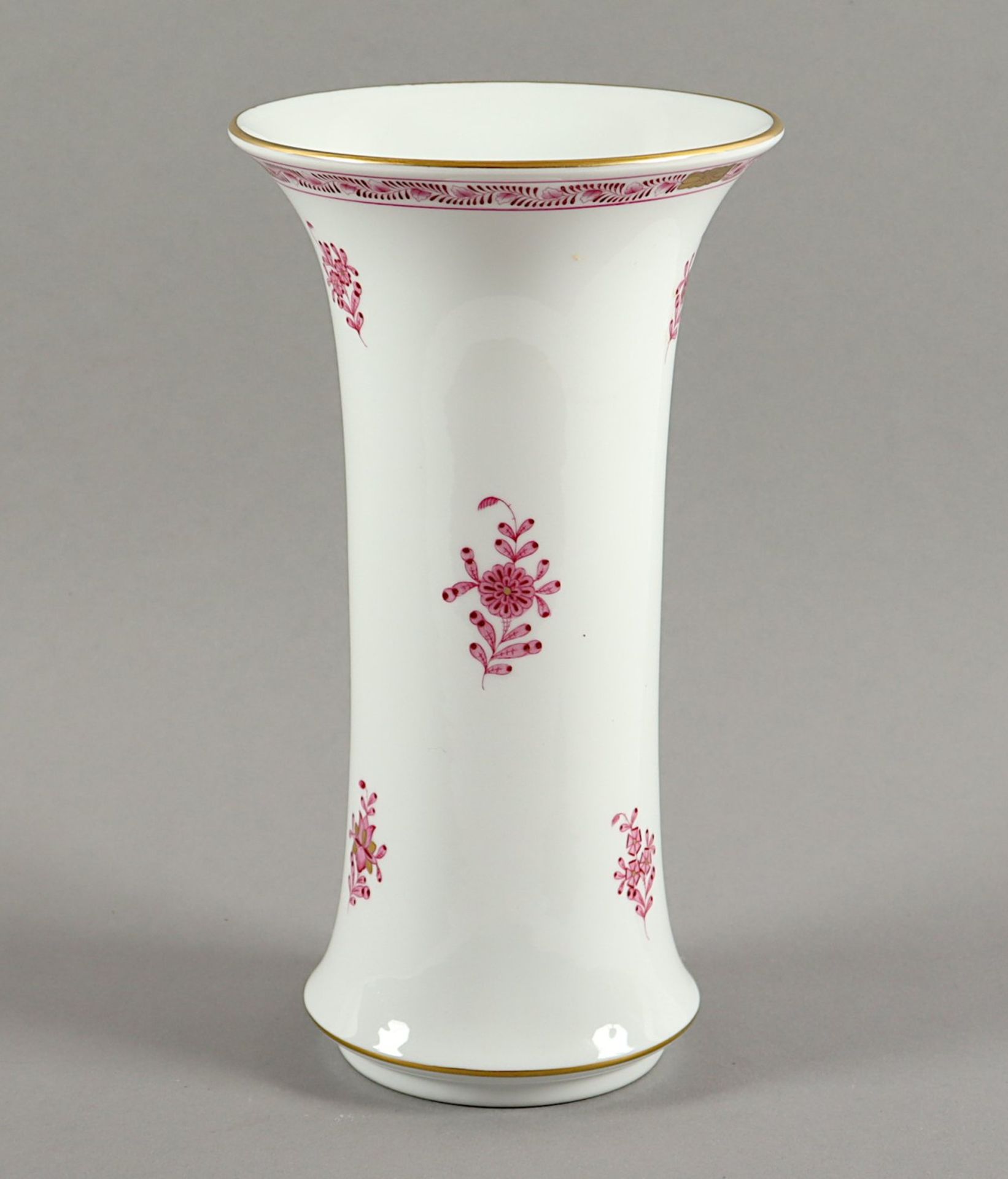 VASE, farbig gemalter Dekor Indisch - Image 2 of 2