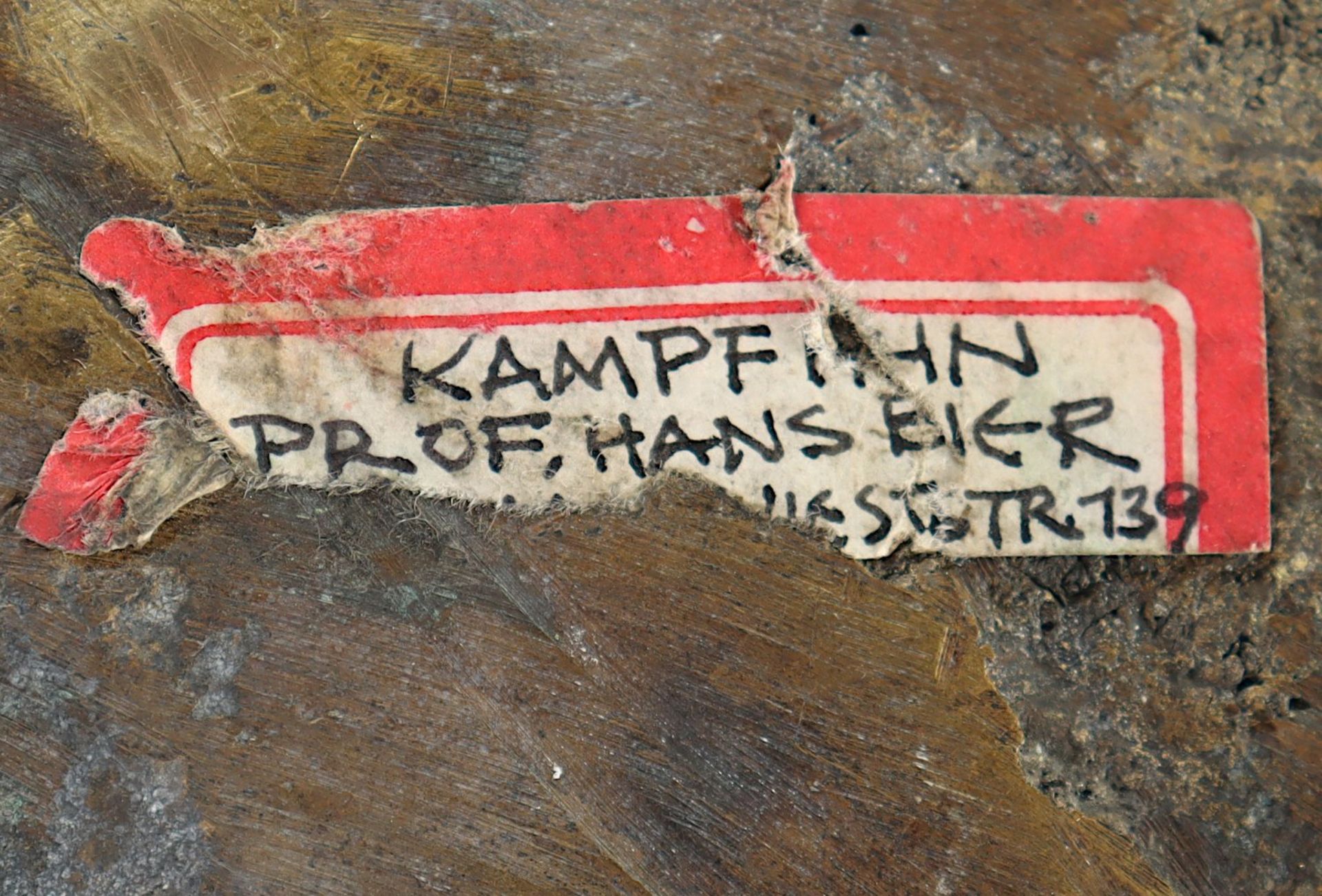 BAIER, Hans, "Kampfhahn", Bronze, sehr - Bild 5 aus 8