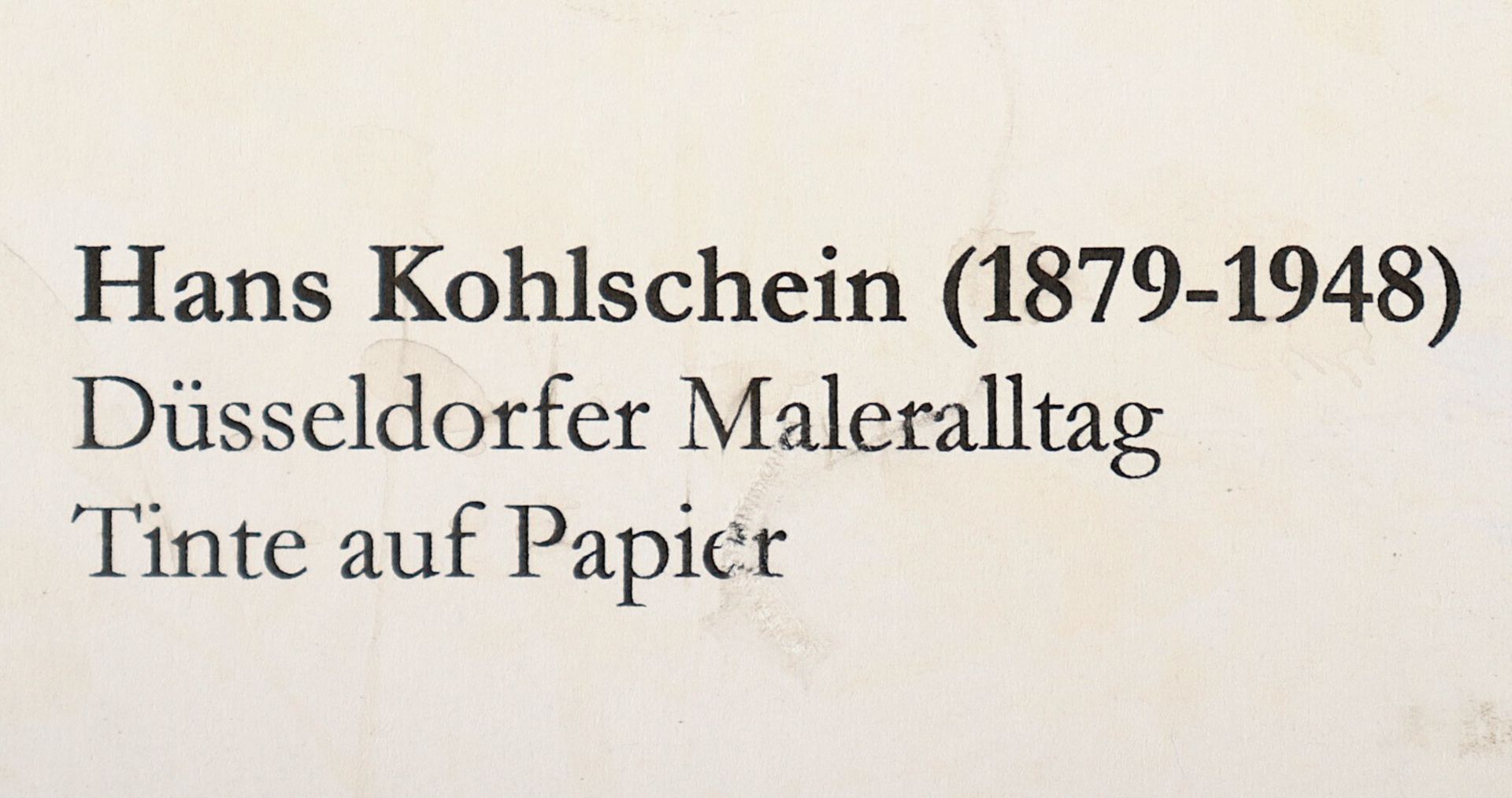 KOHLSCHEIN, Hans (1879-1948), - Bild 6 aus 6