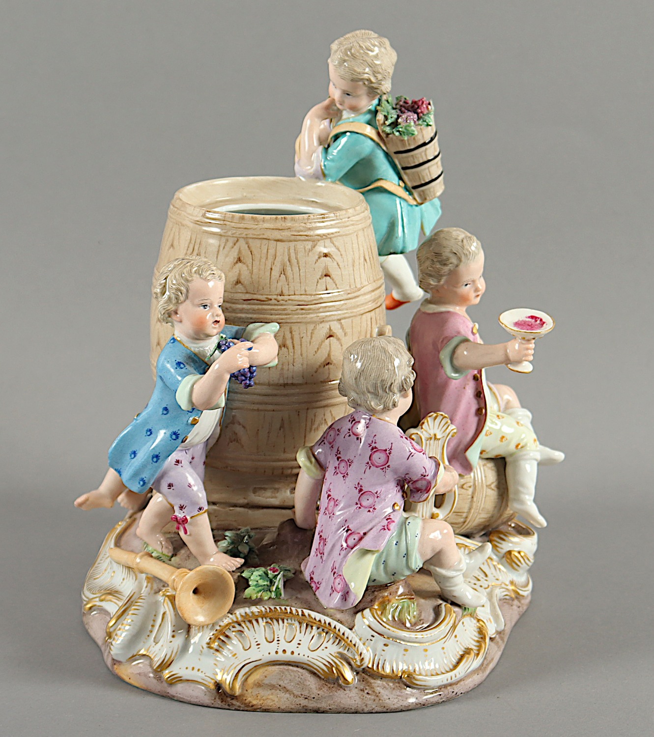 WINZERGRUPPE, KAENDLER, MEISSEN, E.19.JH. - Image 3 of 5