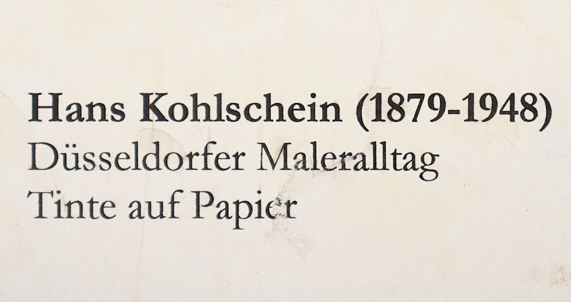 KOHLSCHEIN, Hans (1879-1948), - Bild 5 aus 6