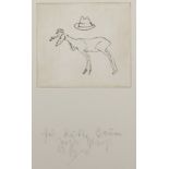 BEUYS, Joseph, "Hirsch mit Hut",