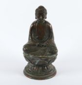 BUDDHA AMIDA, Bronze, zweiteiliger