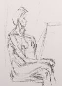 GIACOMETTI, Alberto, "Nue en profile",