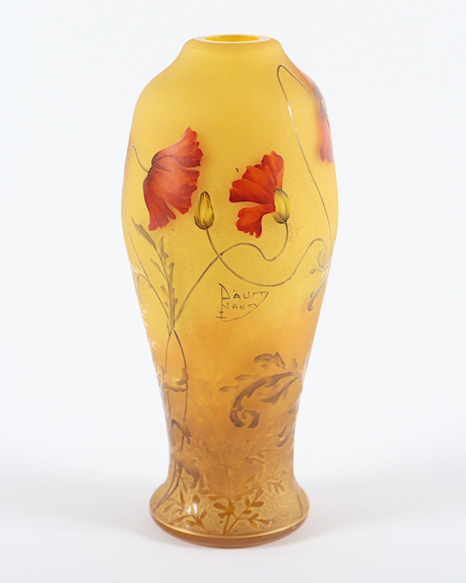 VASE "COQUELICOTS", farbloses - Image 3 of 3