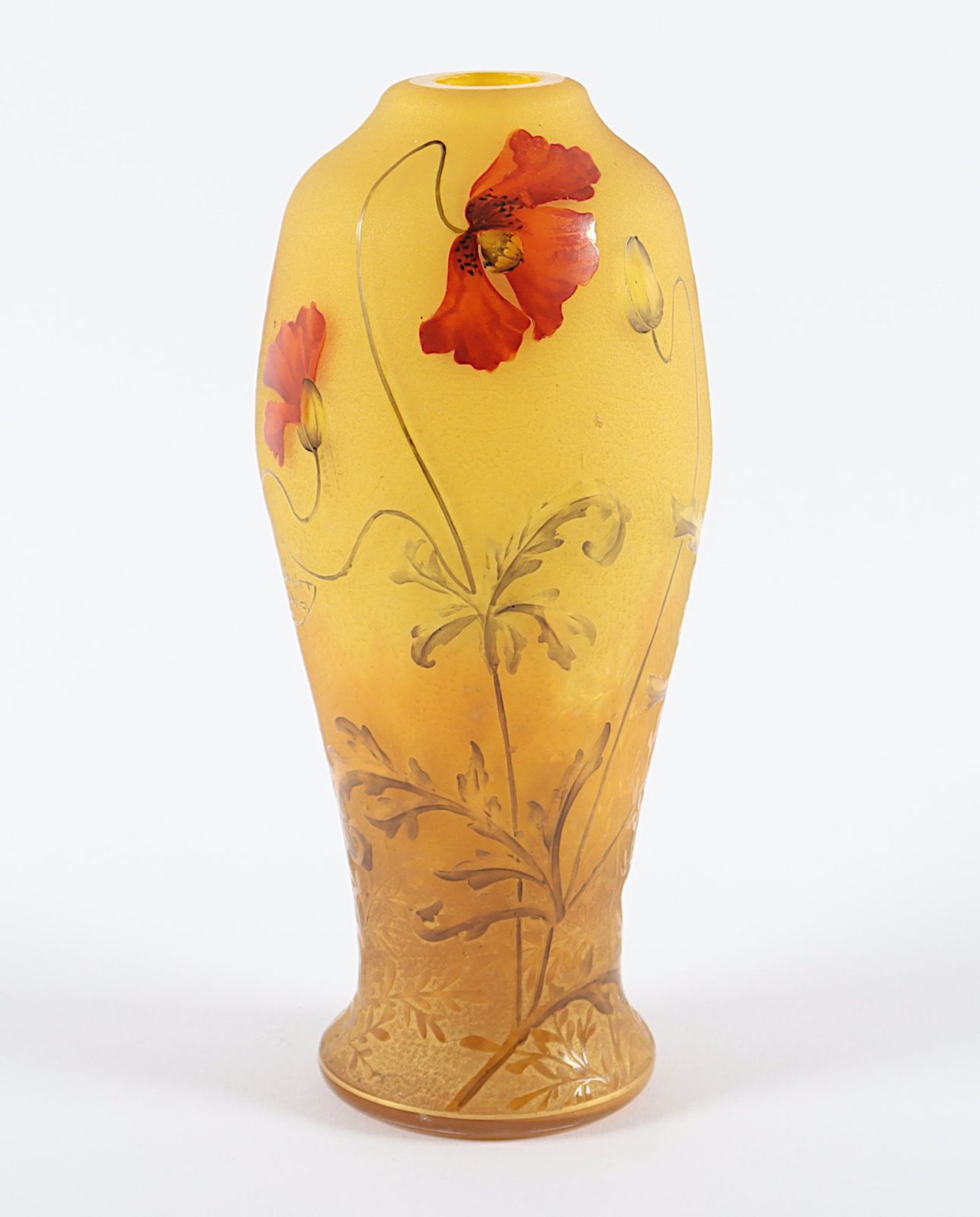 VASE "COQUELICOTS", farbloses - Image 2 of 3