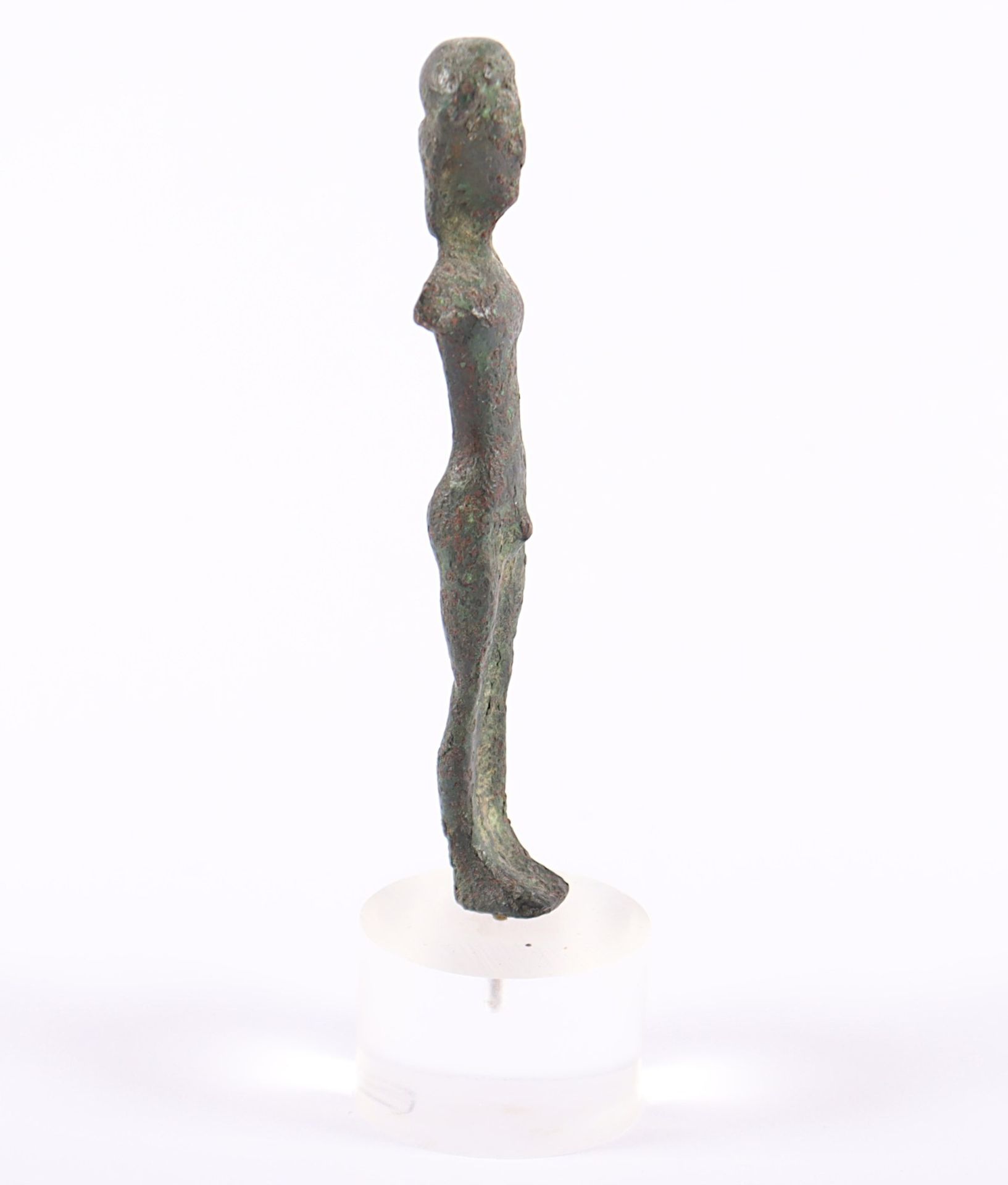 KOUROS, Bronze, H 9,1, ETRUSKISCH, - Bild 2 aus 3