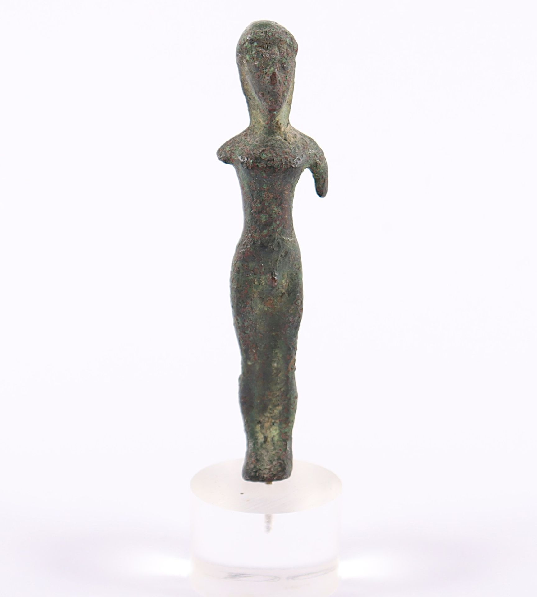 KOUROS, Bronze, H 9,1, ETRUSKISCH,