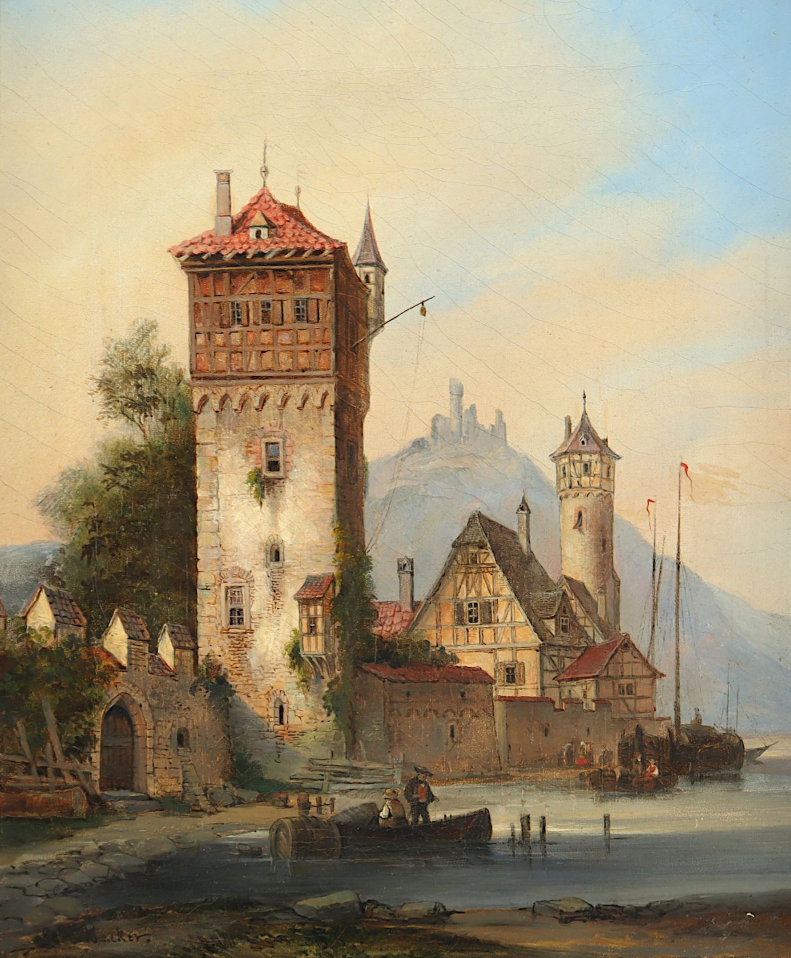 BECKER, L. H. (Rheinromantiker des - Bild 2 aus 4