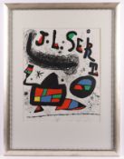 MIRO, Joan, "o.T.", Farblithografie,