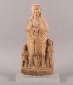 STATUETTE EINER MUTTER MIT ZWEI