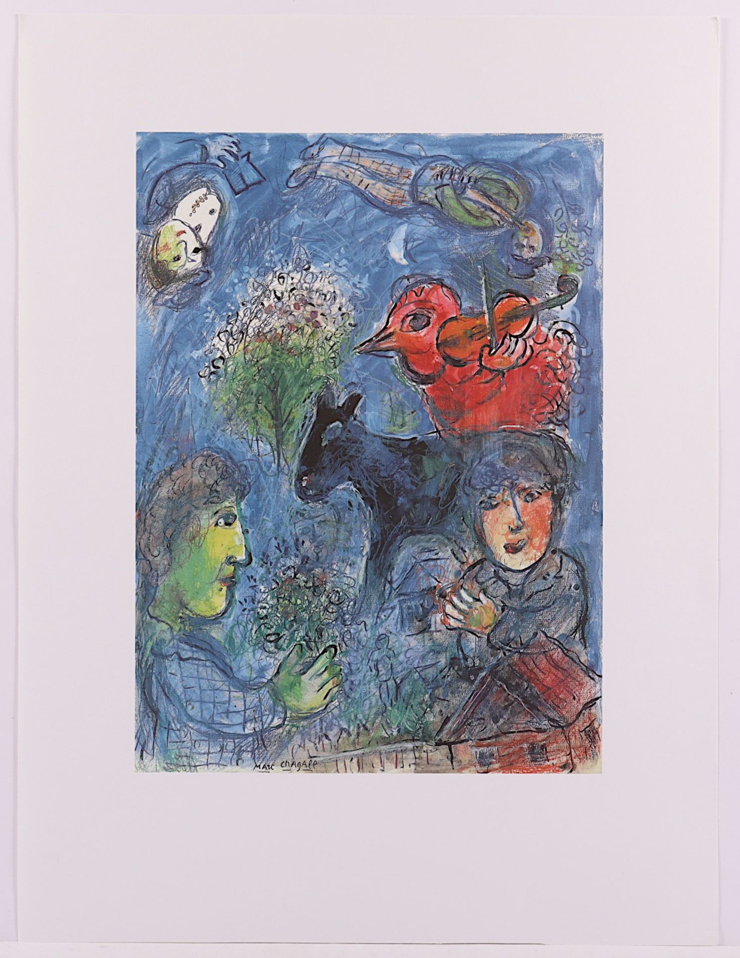 CHAGALL, Marc, "L'été", Farboffset, 55 - Image 2 of 2