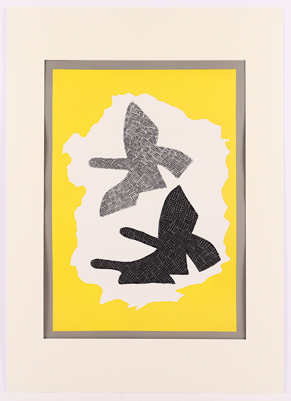 BRAQUE, Georges, "Trois oiseaux en - Image 2 of 2