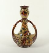 GROSSE JUGENDSTIL-VASE, Steinzeug,