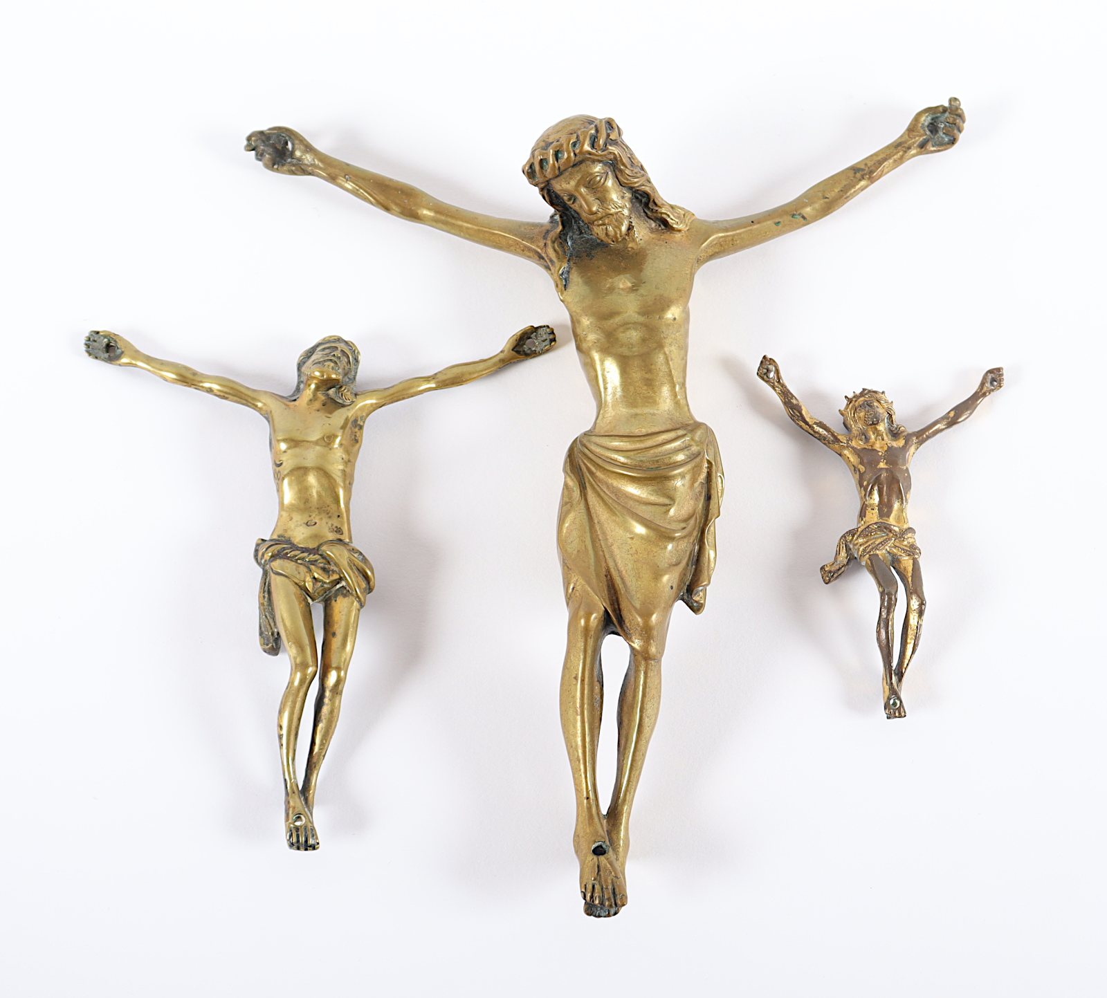 DREI CORPORA CHRISTI, Bronze, bis 19 x