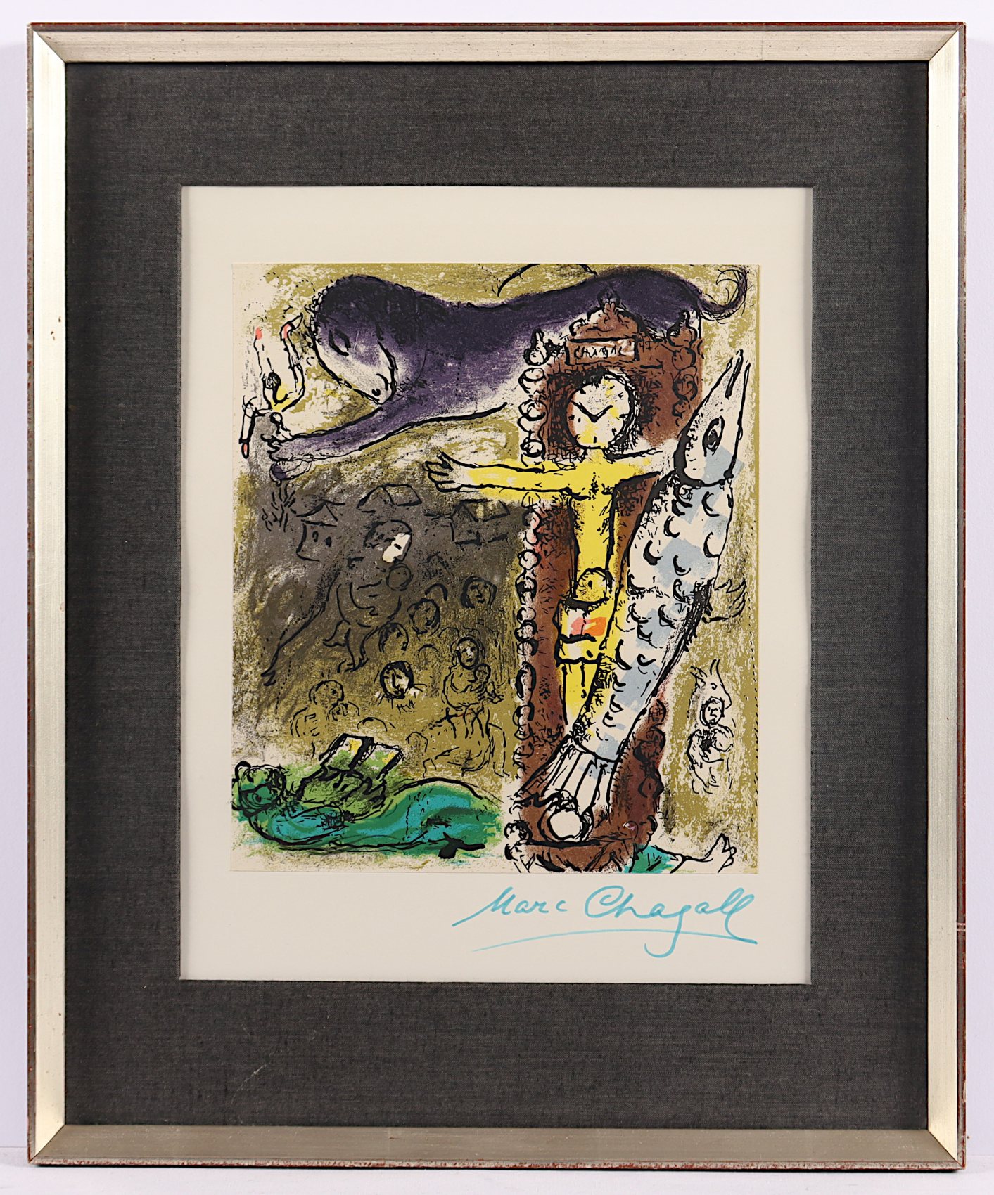 CHAGALL, Marc, "Le Christ à l'Horloge