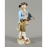 FIGUR "TRAUBENHÄNDLER", KAENDLER, MEISSEN, E.19.JH.