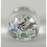 PAPERWEIGHT, farbloses Glas,