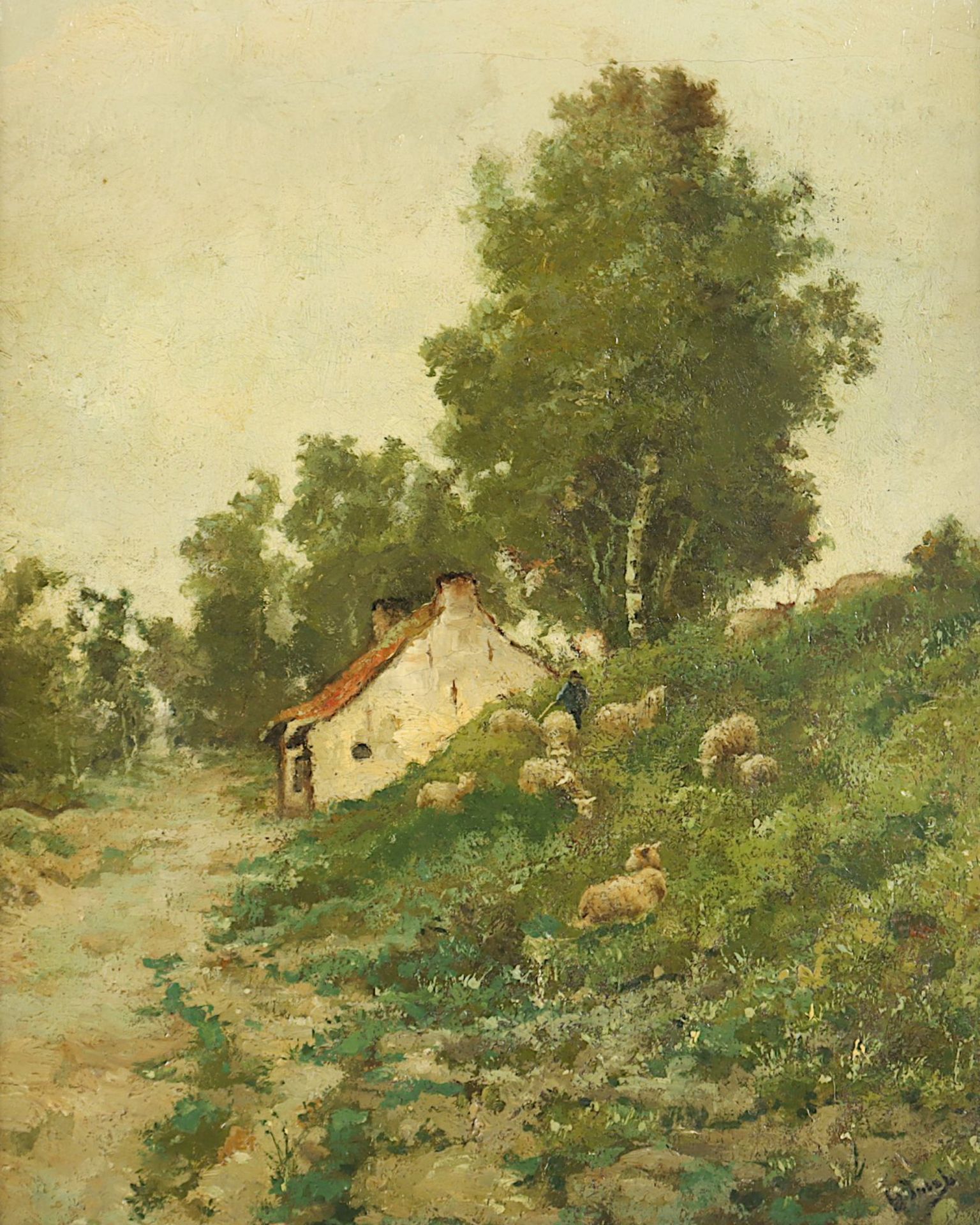 MALER UM 1900, "Landschaft mit - Bild 2 aus 4