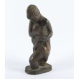 BAIER, Hans, "Badende", Bronze, H