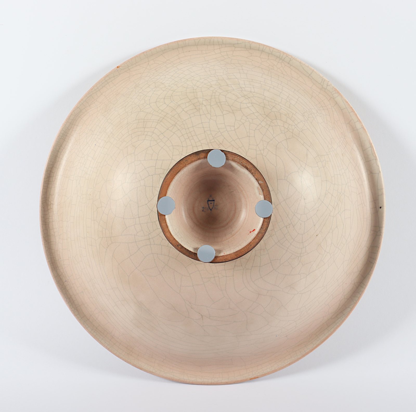 ART DECO-SCHALE, Keramik, glasiert, - Image 2 of 3