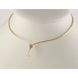 COLLIER, 750/ooo Gelbgold, offener