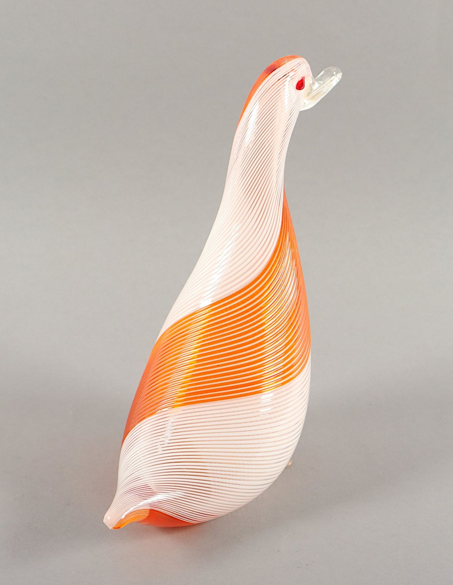 GLASSKULPTUR ENTE, Mezzafiligrana, - Bild 3 aus 4