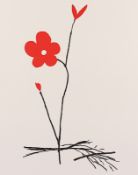 KURODA, A., "Red flowers",