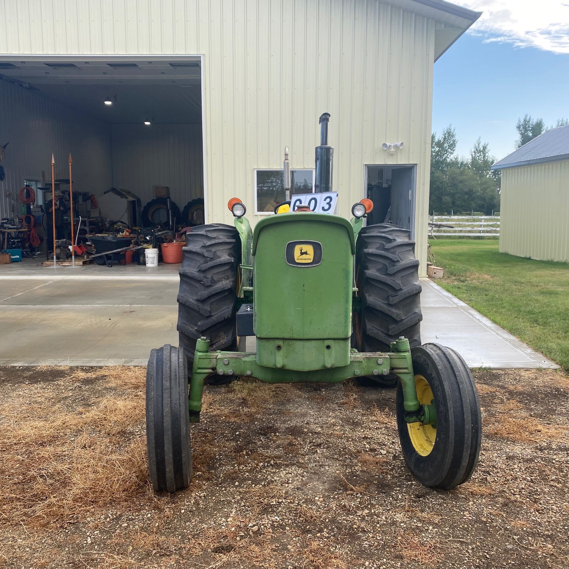 John Deere 2130 - 3497 hours, diesel, excellent rubber - Image 2 of 9