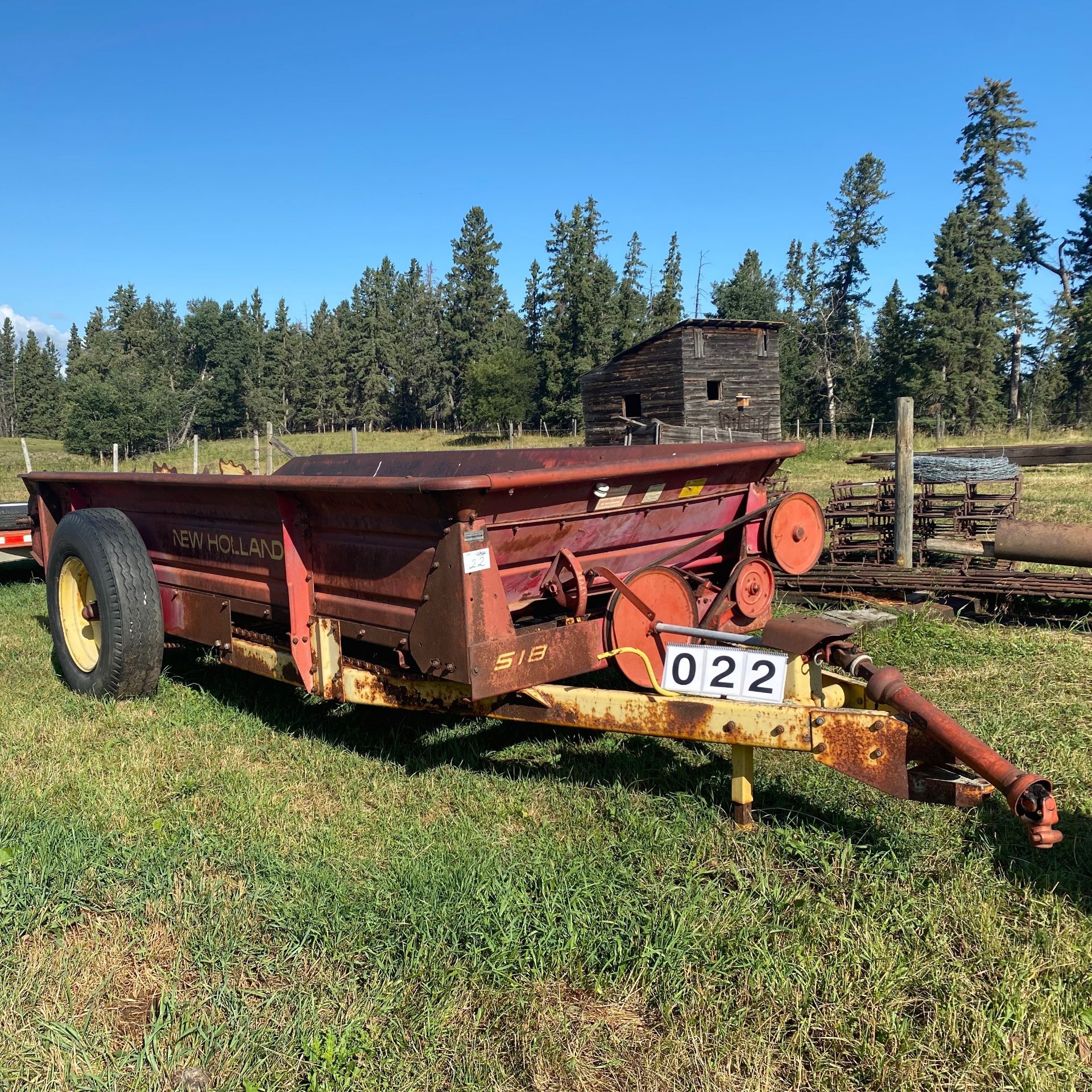 New Holland 518 manure spreader - needs floor