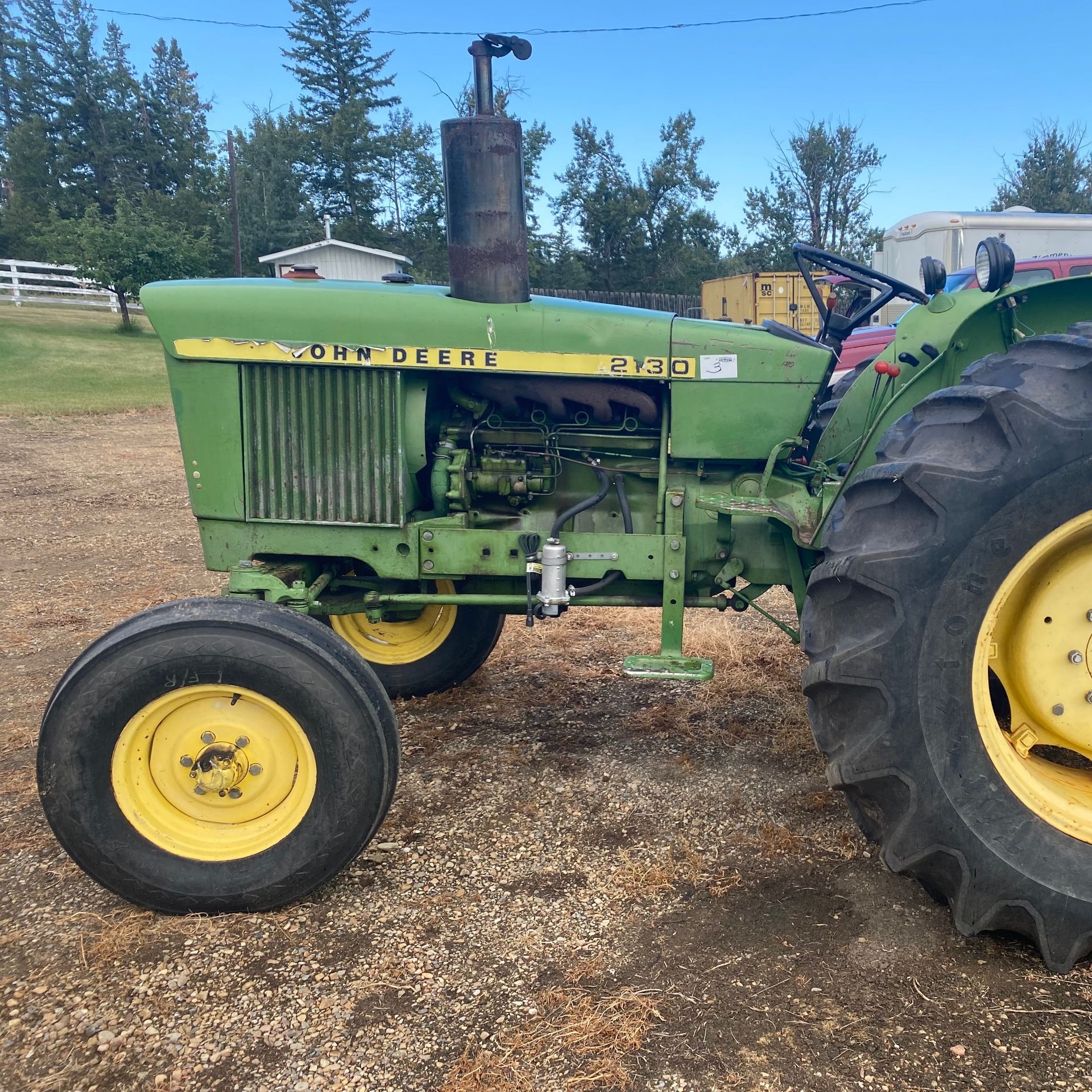 John Deere 2130 - 3497 hours, diesel, excellent rubber - Image 9 of 9